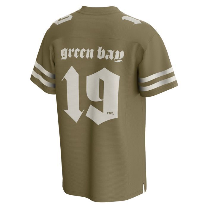 Maillot de supporter - FANATICS - Green Bay Packers - 100% polyester - Manches courtes - Olive
