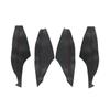 4pcs Car-styling Microfiber Leather Door Armrest Panel Cover Sticker For Toyota Corolla