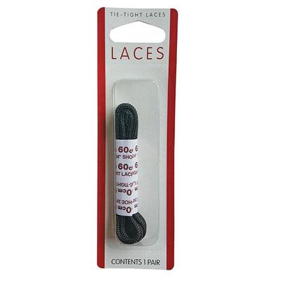 Fine Round Shoe Lace 60cm Black