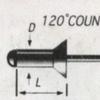 Stainless Steel 304 Flat Head Countersunk Rivet Cap