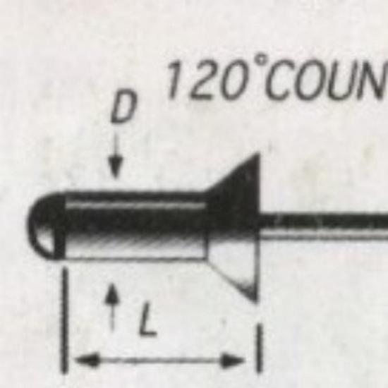 Stainless Steel 304 Flat Head Countersunk Rivet Cap