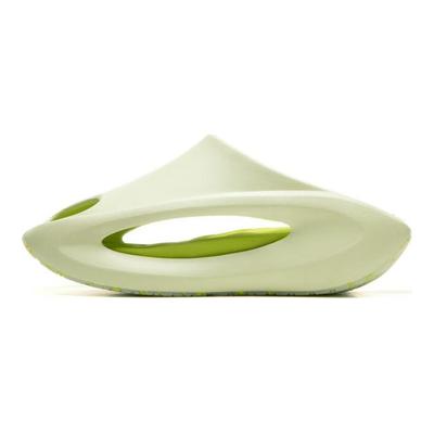 Li Ning Cloud Travel Slay Sandali a Ciabatta Versatili Antiscivolo Resistenti all'Usura Calzature Unisex Verde Frutta Chiaro AZSU027-7