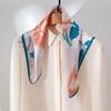 Mulberry Silk Silk Scarf, New Silk Scarf In Summer, Women's Korean Atmosphere, Printed Neck Small Square Scarf