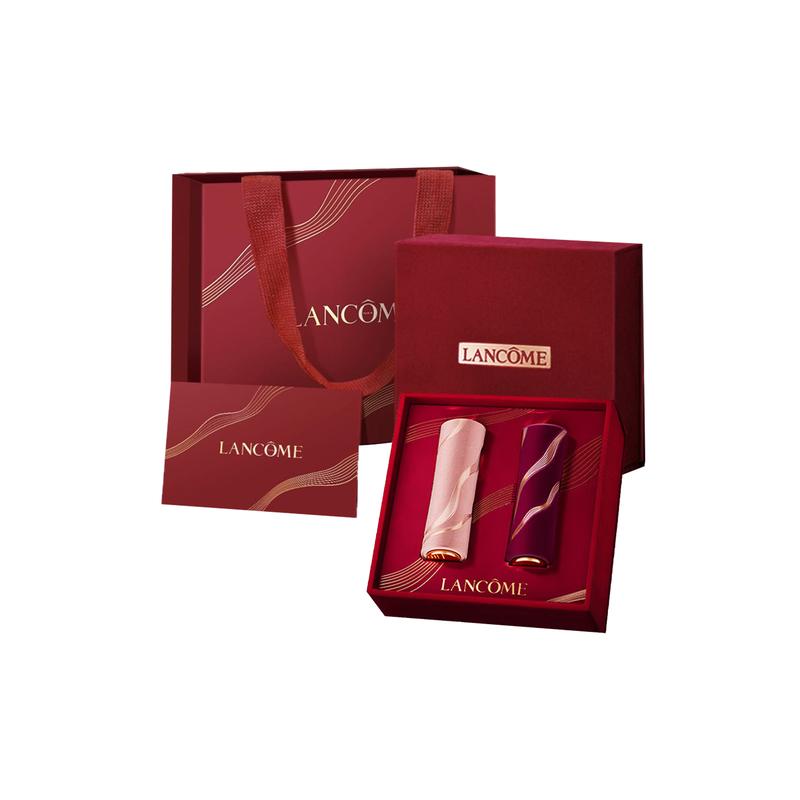Lancôme lipstick Xiao Man Yao Go to Love Limited Gift Box Jing Chun Matte Limited edition #280+296+gift bag+greeting card No counter white handbag белый