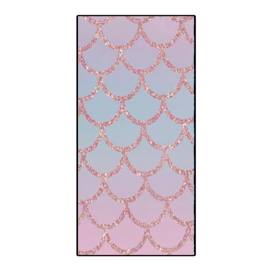 Jasne kolory, wzór syreny, mocny ręcznik plażowy, pływanie, sport, duży koc kąpielowy, akcesoria plażowe