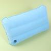 Portable Inflatable Flocking Pvc Pillow Camping Sleeping Air Pillow For Travel Outdoor Hiking Flight Foldable Head Rest Pillow