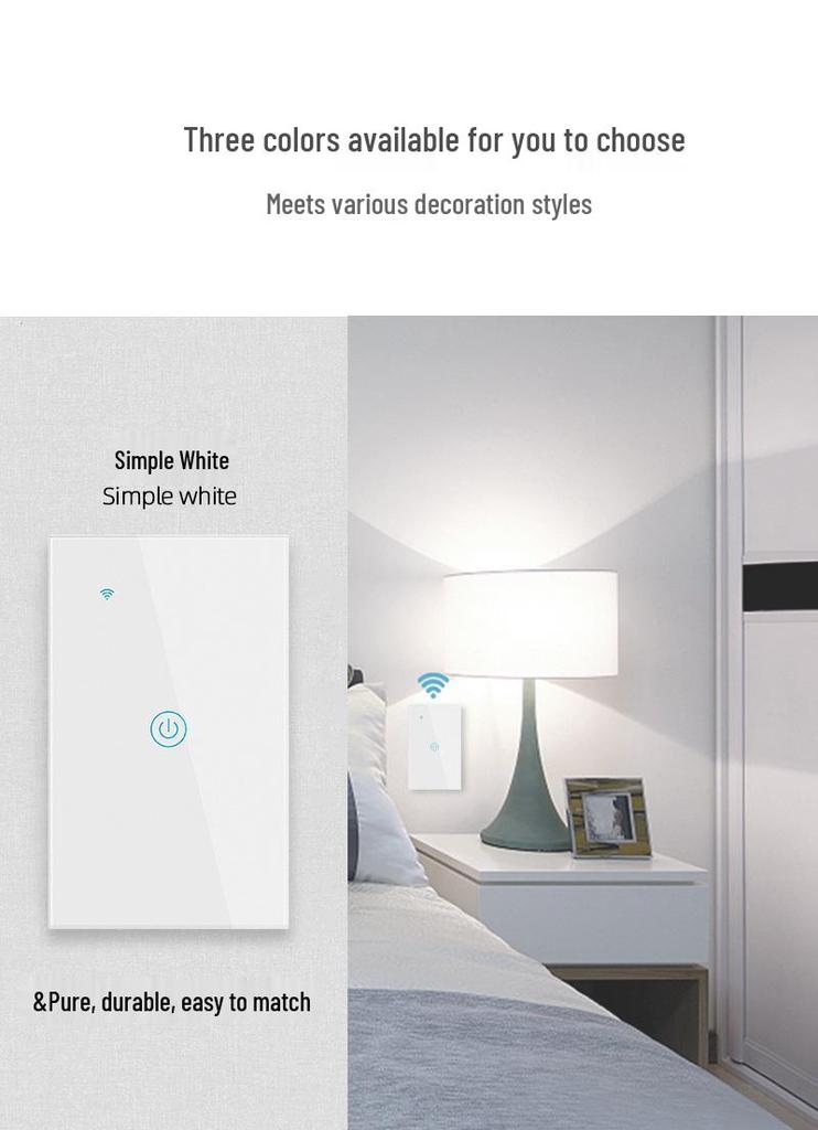 Universal High-Quality WiFi Smart Switch with Touch Control