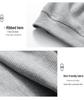 Women's Grey Waffle Textured Hoodie Set - Korean Style, Loose Fit, Spring/Autumn Two-Piece Casual Wear.