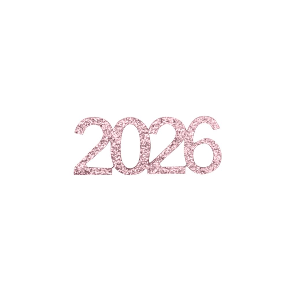 Goldenes Abschlusskonfetti Jahrgang 2026, Glitzer 2026 Konfetti 100 Stück Für Abschlussfeier Dekorationen Und Silvesterparty Zubehör 2026.