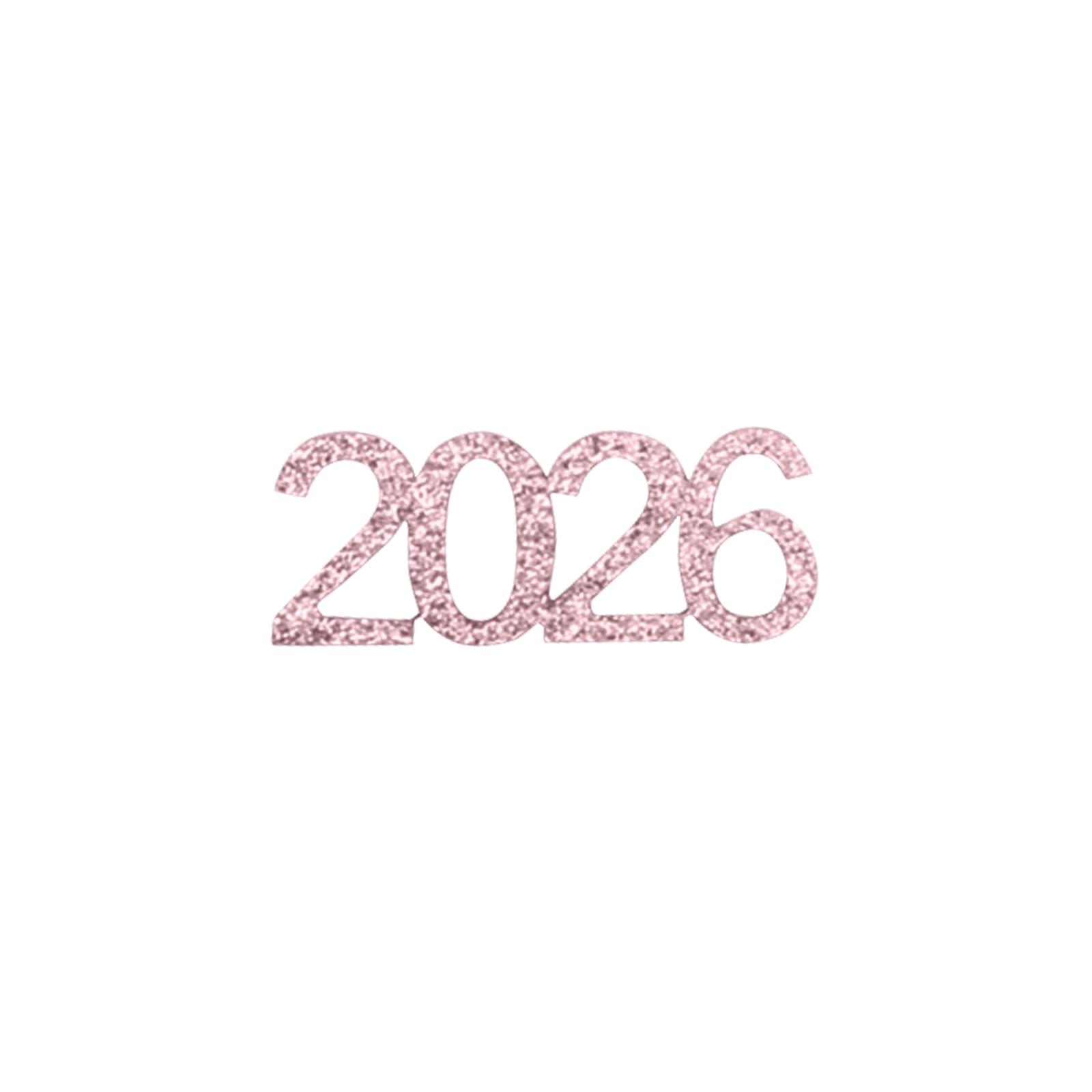 

Золотое Конфетти на Выпускной Класс 2026, Блестящее Конфетти 2026 100 шт. Для Украшения Выпускного Вечера и Новогодней Вечеринки 2026. One Size