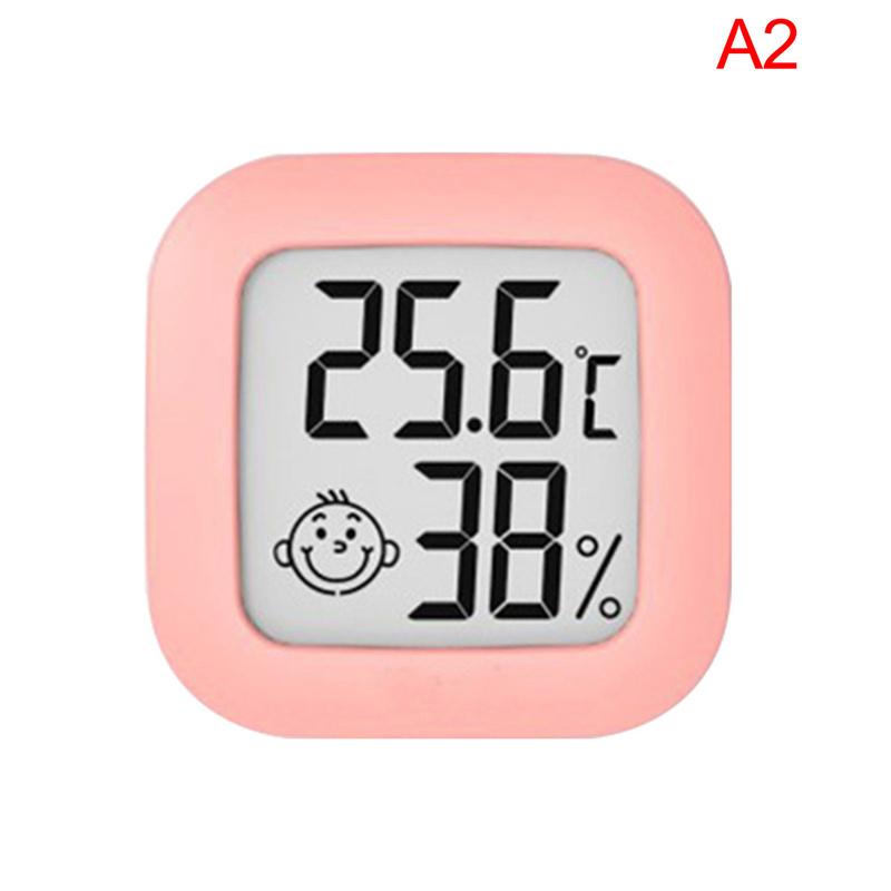 Lcd Electronic Digital Temperature Humidity Meter Thermometer Indoor Clock