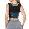 Tank Top Style Sauna Suit Zipper Design Body Shaper Workout Gear Slimming Vest  Weight Loss Program