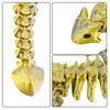 3D Printed Gold And Silver Skeleton Dragon, Joints Movable, Simulated Biological Model Ornament, Entertainment Toy