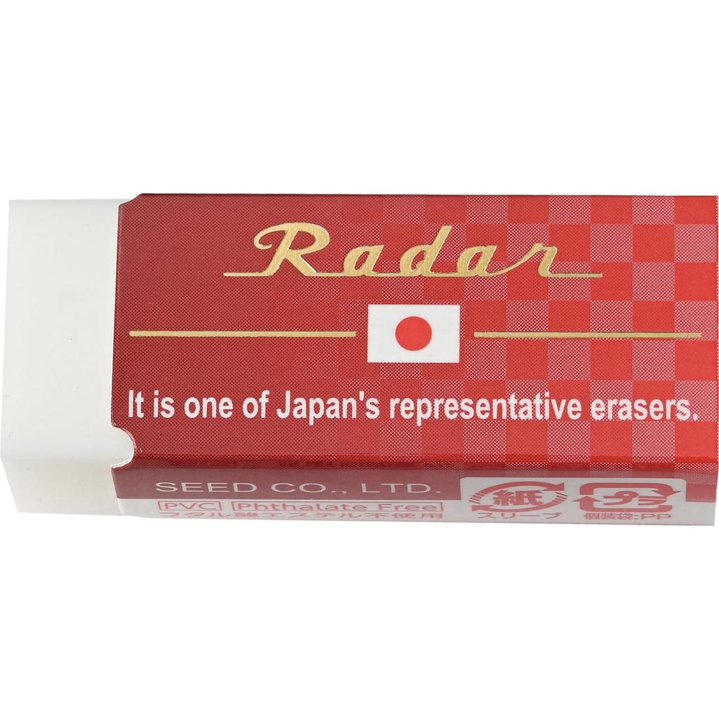 SEED Eraser JAPAN Radar 120 3 Color Assortment 30 Pieces EP-RJ-120