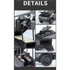 1/32 Tesla Cyber the Truck Pickup Alloy Camping RV Car Model Diecasts Metal Toy Van Motorhome Touring Car Model Sound Light Kids Gifts