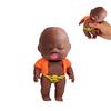 Black Babies Stress Relief Toy Slow Rising Anxiety Relieving Mini Baby Squeeze Toy