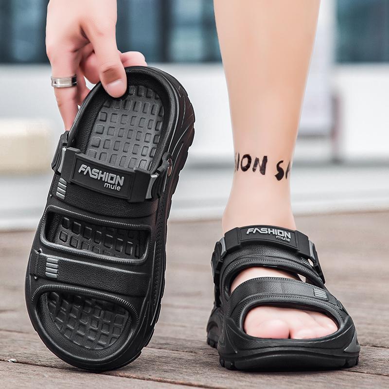 Summer Men's Sandals Outdoor Wear Dual-purpose Slippers Soft Sole EVA Anti Slip Beach Sandals