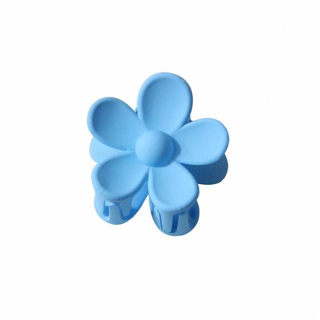 Colorful 3.5cm Sweet Flower Hair Claw Clip for Ponytails