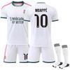 Teens Kids Adults Football Kits Sport Training Jersey Set with Socks 26/27 Real Madrid Home #10