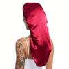 Long Silky Sleep Bonnet For Straight Curly Hair, Extra Large Hair Bonnets For Dreadlock And Braids, Satin Sleeping Caps Nigh