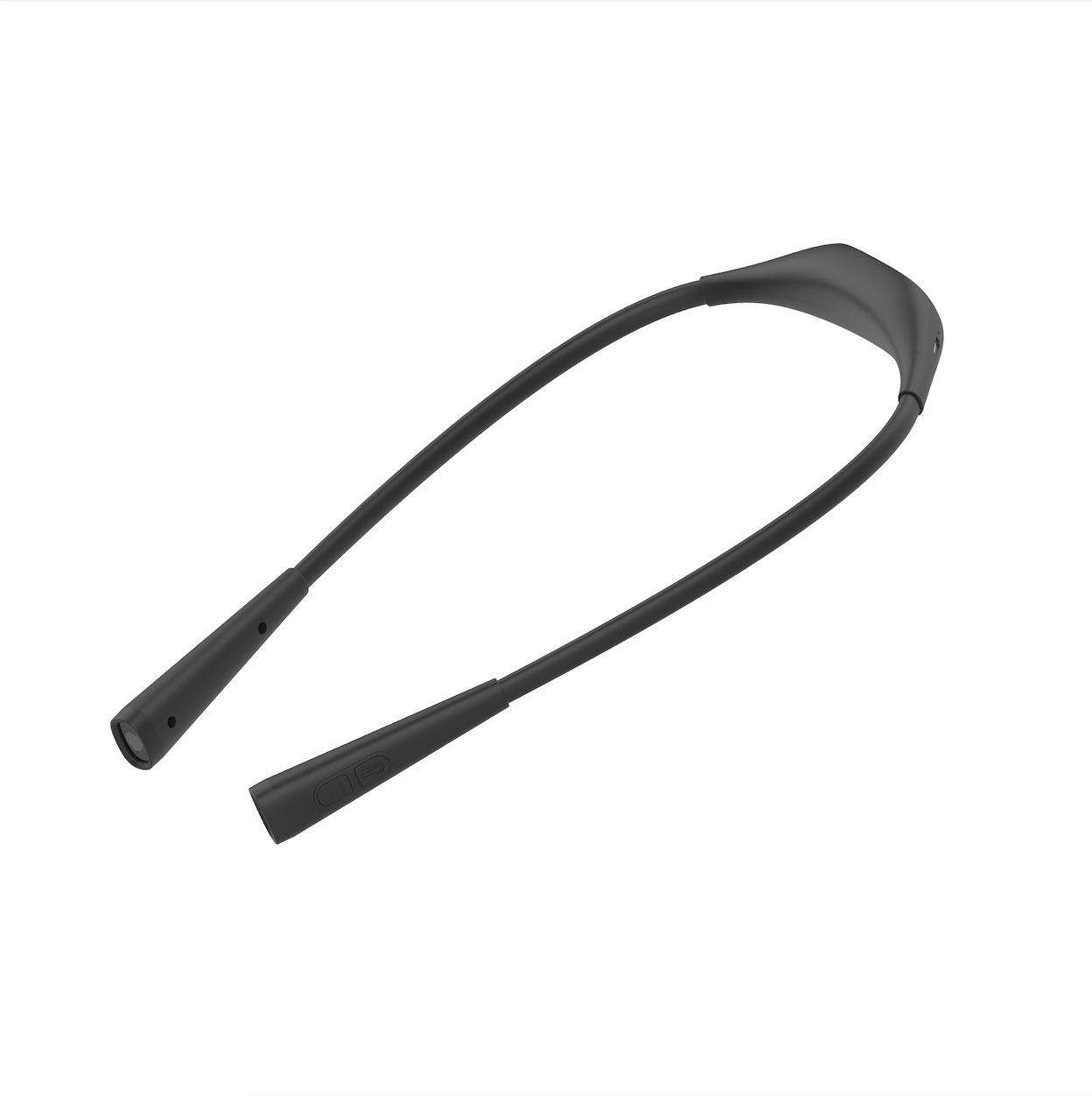 

Portable USB Rechargeable LED Neck Reading Light with Eye Protection for Study, Outdoor Activities, and Night Running. 1000mAh чёрный