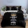 Los Angeles Kings Logo Evolution Design Print Bedding Set Duvet Cover Pillowcases (1* Duvet Cover 2* Pillowcases Do Not Include Comforter)