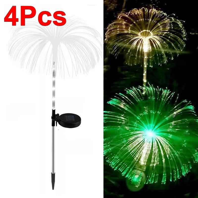 1/2/4PC Solar Jellyfish Light Outdoor Waterproof RGB Solar Garden Decorative Lamp Landscape Lighting Used For Garden Lawn Decor