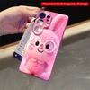 2DFlat Samsung Phone Case Pink Bunny with Glasses Phone Case Applicable To Galaxy S22 S23 S24 S25ULTRA S26 A12 A13 A14 A15 A16