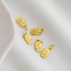 Gold-Plated 'Fu' Pendant & Keychain with Cat and Bear Paw Charms