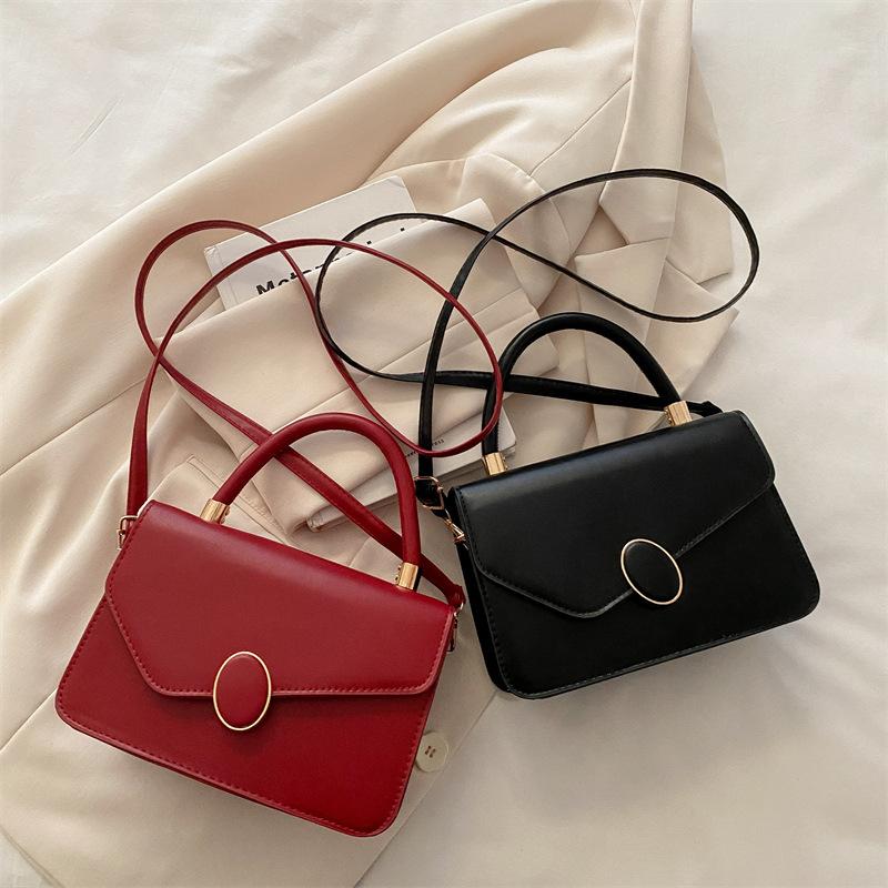 Spring New Bag for Women's Fashionable  Versatile  Simple  High End Practical One Shoulder Crossbody Small Square Bag
