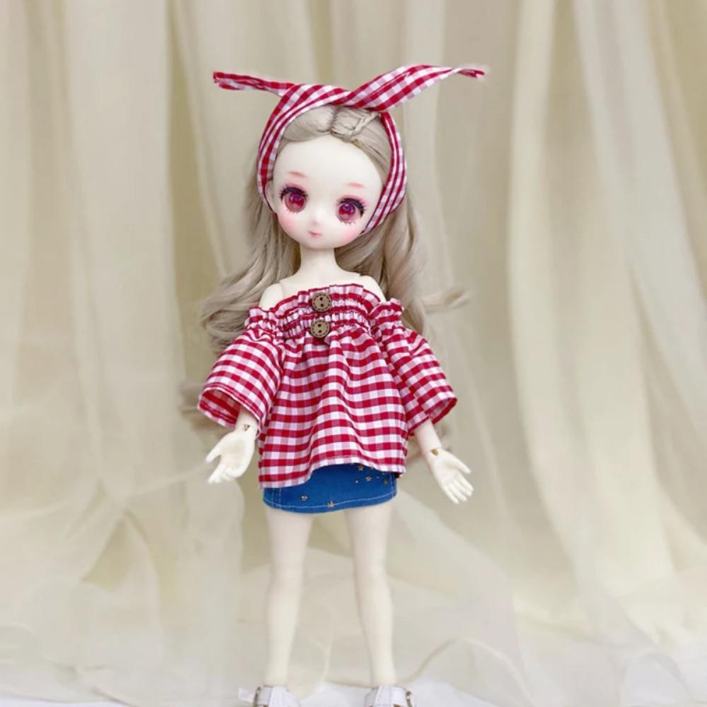 Fashion 1/6 Bjd Doll Clothes Accessories Princess Dress 30cm Doll Clothes Suit Loli Dress Up Skirt Girls Kids Doll Toy Gift