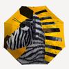 1PC Zebra Abstract Automatic Folding Umbrella Portable Collapsible 8-Rib Umbrella for All Seasons, Casual Outdoor Accessory, A48