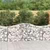 VidaXL 4x Arched Gabion Baskets Arched Gabion Cages Gabion Walls Garden Fences Terrace Outdoor 3145621