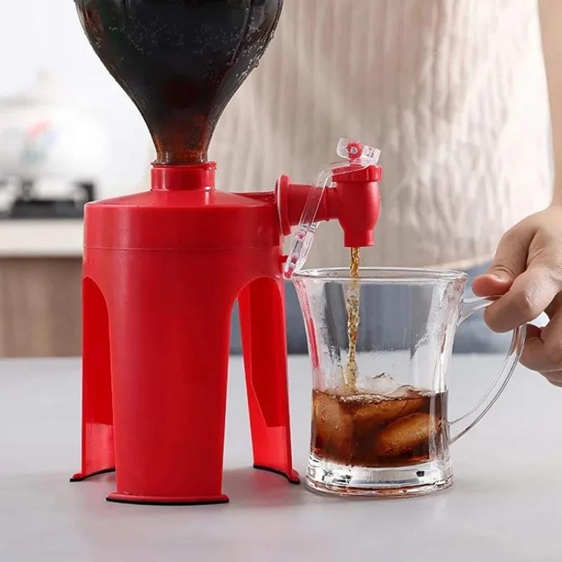 Creative Summer Cola Inverted Beverage Switch Faucet Hand Press Beverage Dispenser Sprite Cola Dispenser Kitchenware For Kitchen