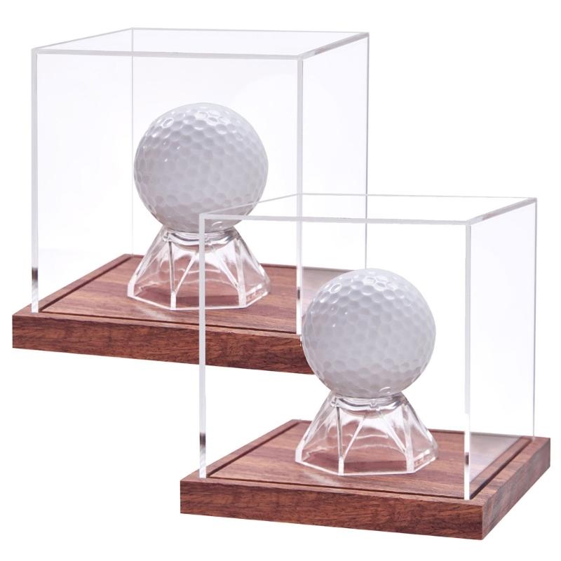 Acrylic Clear Baseball Holder Golf Tennis Billiard Display Storage Box for Cherished Keepsakes