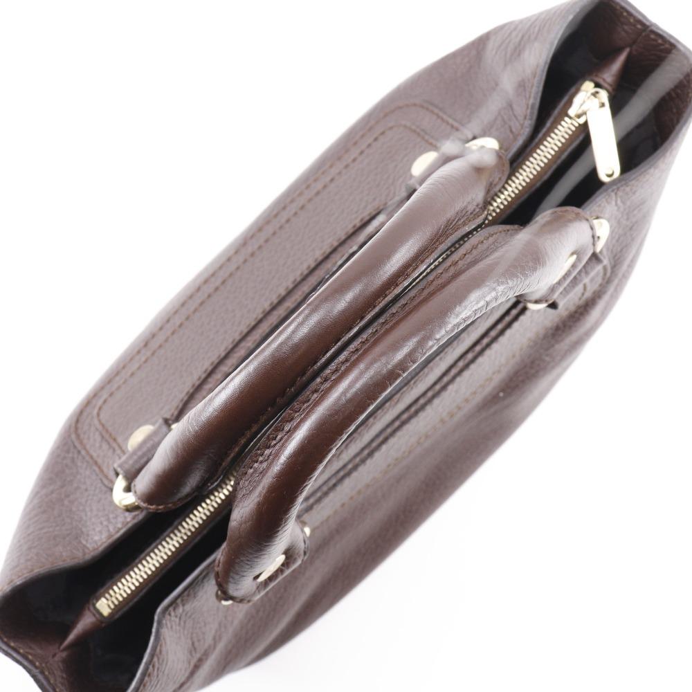 CELINE Boogie bag Handbag 134023 Brown Brown leather Women Used