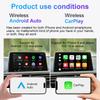Wired To Wireless CarPlay/Android Auto Adapter, 5GHz WiFi5,USB/type-c Plug and Play, for 99% Original Wired CarPlay/Auto Cars