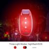 Bicycle Rear Light Safety Flashing Bicycle Rear Light Running Walking Cycling Helmet Light