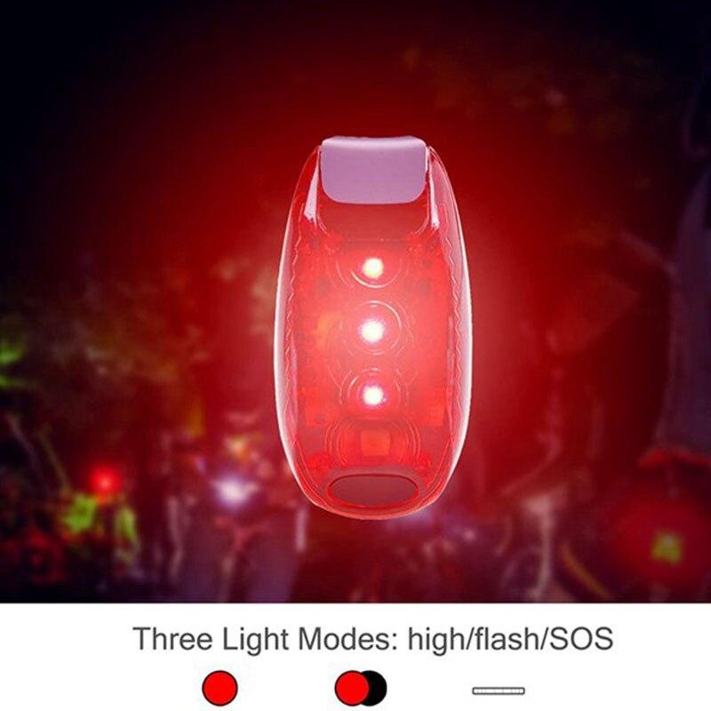 Bicycle Rear Light Safety Flashing Bicycle Rear Light Running Walking Cycling Helmet Light