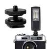 Camera Hot Shoe Mount Adapter 1/4 Screw Hot Shoe Adapter Flash Shoe Mount for DSLR Camera Flash Light Equipment