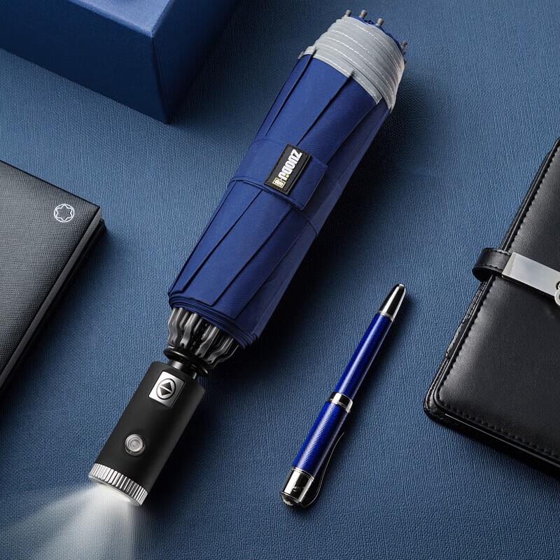 

ZUODU 23-inch Fully Automatic Reverse Umbrella with LED Light