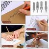 1 Set of Lightweight Solid Wood Fountain Pen Nibs for Calligraphy and More (WD366-0.5mm) Painting, Practice,
