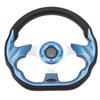 12.5 Inch Golf Cart Steering Wheel Universal 6 Holes Steering Wheel Replacement for E‑Z‑GO TXT & RXV Blue