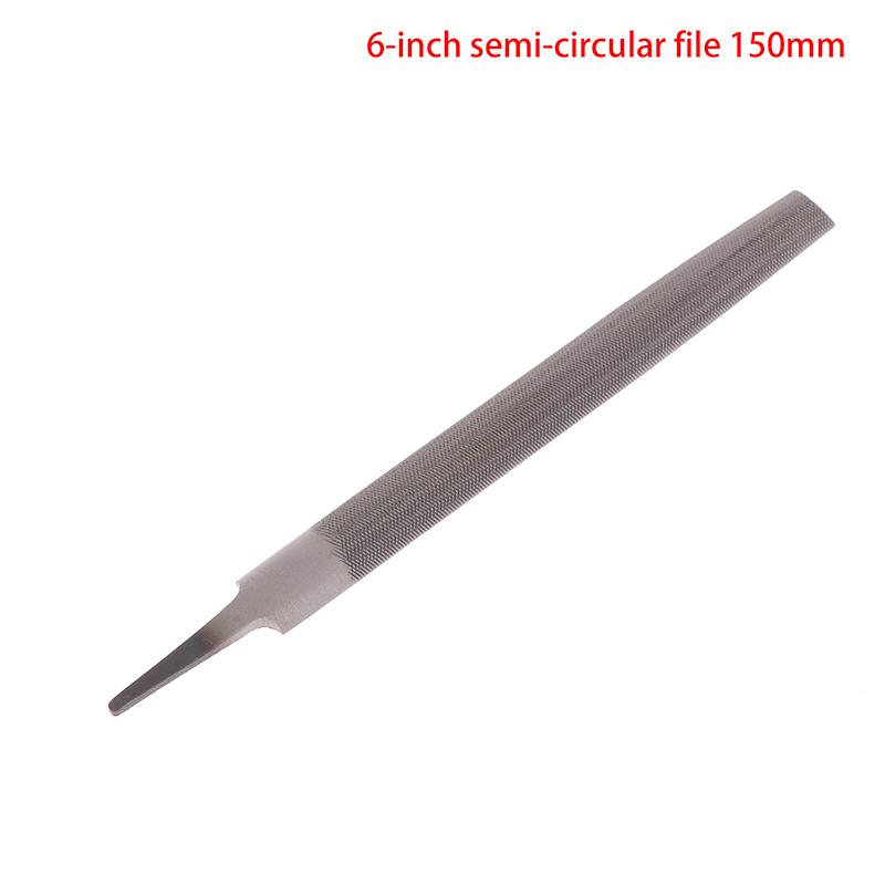 1/5Pcs 6 Inch Steel Files Set Flat/Round/Half Round/Triangle/Square For Metalworking Woodworking Steel Rasp File Flat