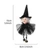 Halloween Bell Figure Decoration Set, 6 Assorted Character Hanging Ornament for Door Frame, Window , Tree and Seasonal Entrydoor Styling