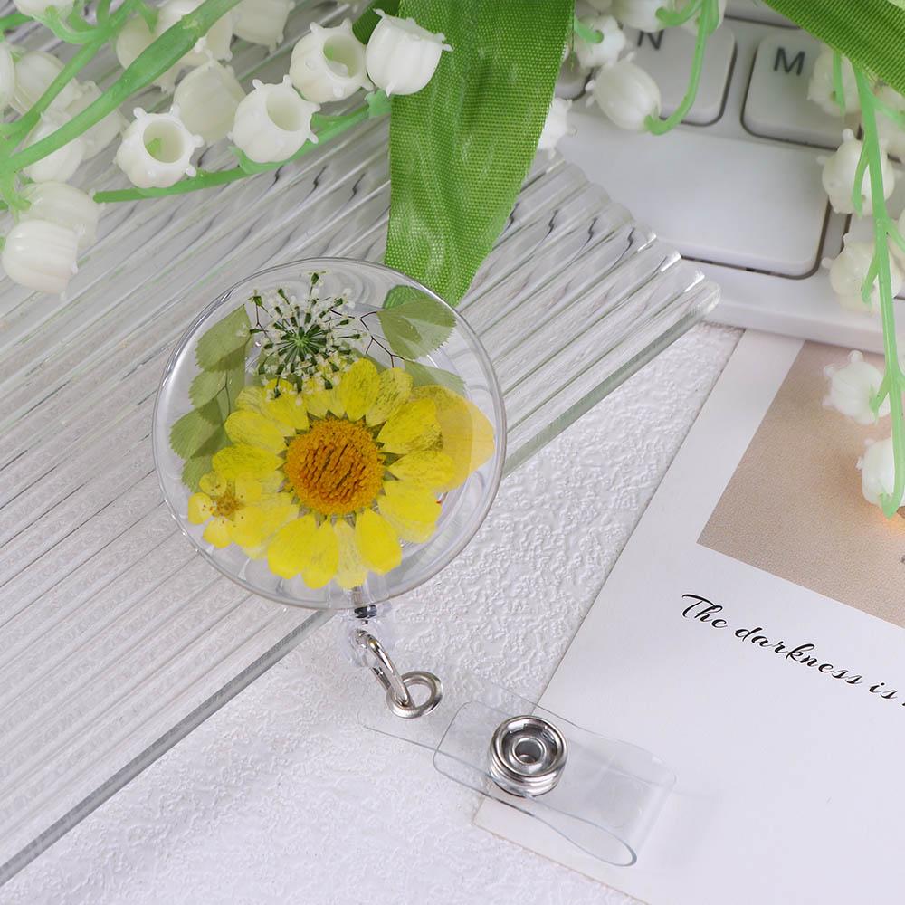 Transparent ID Badge Clip Work Badge Charm Badge Reel Card Badge Holder Reels Keyring ID Lanyard