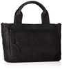 Light Cowhide Shoulder Bag with Handle 10 Black [Applause] 37-5034