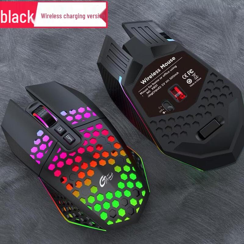 OLOEY Lightweight RGB Silent Wireless Mouse