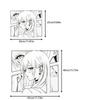Popular Anime Girls Mouse Pad Square Computer Office Game Table Mats Rubber Anti-slip Laptop Mousepads 40X45 Large Desk Pads