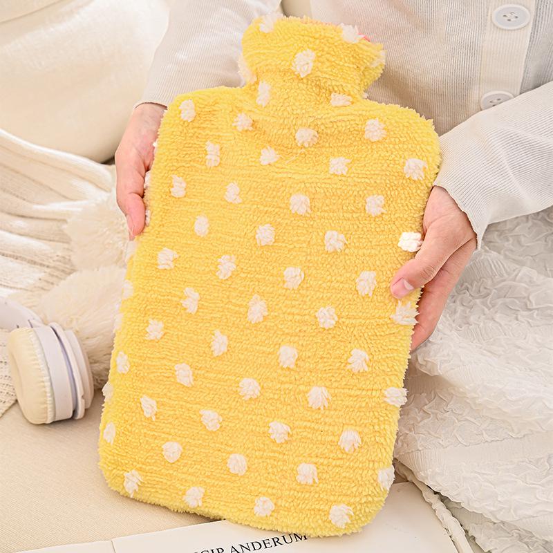 Winter Cartoon Hot Water Bottle - Thickened Plastic Warm Bag for Girls; Abdomen & Hand Warmer